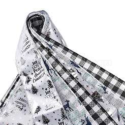 Christmas Linen Big Bowknot Pendant Decorations&nbsp;AJEW-S088-03C