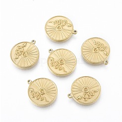 Ion Plating(IP) 304 Stainless Steel Pendant Rhinestone Settings&nbsp;STAS-N097-252LG