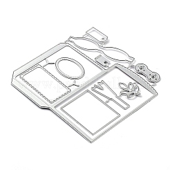 Bag Shaped Carbon Steel Cutting Dies Stencils&nbsp;DIY-P076-02