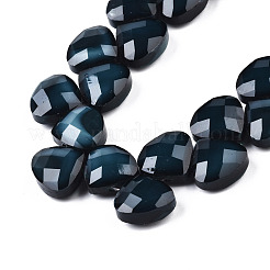 Opaque Solid Color Glass Beads Strands&nbsp;GLAA-N045-001