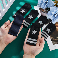 4 Pairs 4 Styles Polyester Epaulettes&nbsp;DIY-FH0008-99B