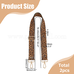 Adjustable Leopard Print Polyester Bag Strap&nbsp;FIND-WH0817-039