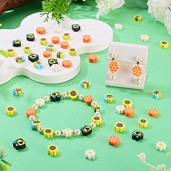 200Pcs Handmade Polymer Clay Beads&nbsp;CLAY-TA0002-17