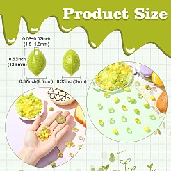 100Pcs 3 Styles Baking Paint Opaque and Transparent Acrylic Beads&nbsp;SACR-CJ0001-90