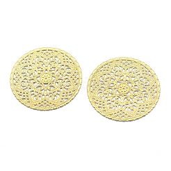 Brass Filigree Joiners&nbsp;KK-K184-03C-RS