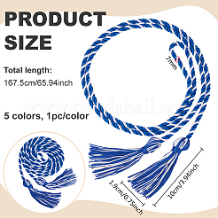 5Pcs 5 Colors Polyester Graduation Tassels&nbsp;AJEW-BC0010-11