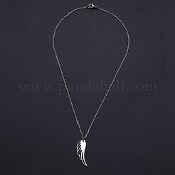 Non-Tarnish 201 Stainless Steel Pendant Necklaces&nbsp;NJEW-S105-JN568-45-1