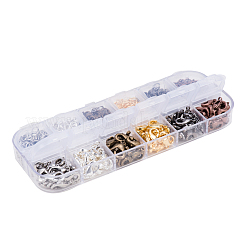 6 Colors Lobster Claw Clasps and 6 Colors Open Jump Rings Brass for Jewelry Making&nbsp;KK-PH0014-01