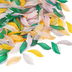 100pcs 5 colors Transparent Acrylic Pendants&nbsp;MACR-TA0001-81