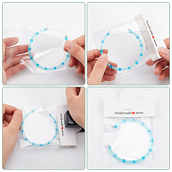 120Pcs Rectangle Paper Foldable Header Cards&nbsp;CDIS-WR0001-01A