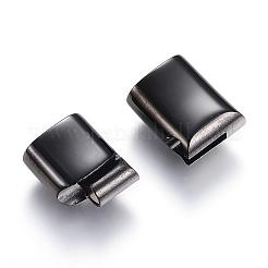 304 Stainless Steel Magnetic Clasps with Glue-in Ends&nbsp;STAS-D159-28B