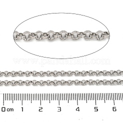 304 Stainless Steel Rolo Chains&nbsp;CHS-G038-02P