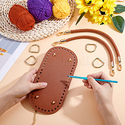 1Pc Oval PU Leather Bag Bottom&nbsp;FIND-ME0003-61