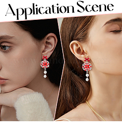 40Pcs 2 Colors Alloy Stud Earring Findings&nbsp;EJEW-SP0001-23
