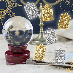 48Pcs 12 Styles Rack Plating Alloy Pendants&nbsp;FIND-DC0003-34
