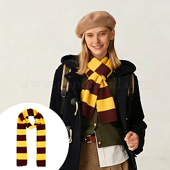 Polycotton Stripe Scarf for Women Girls&nbsp;AJEW-WH0410-184