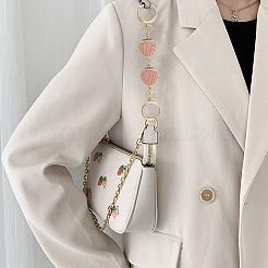 Alloy Enamel Strawberry Link Purse Strap Extenders&nbsp;PURS-WH0005-33KCG