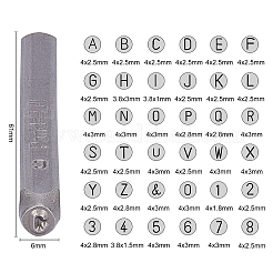 Steel Stamps&nbsp;AJEW-WH0143-28C