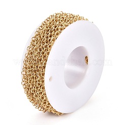PVD Vacuum Plating 304 Stainless Steel Rolo Chains&nbsp;CHS-F011-08B-G