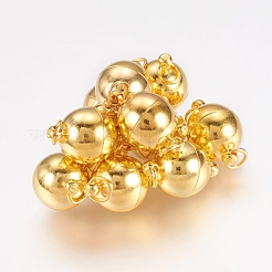 Brass Magnetic Clasps with Loops&nbsp;MC021-NFG
