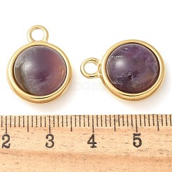 Ion Plating(IP) 304 Stainless Steel with Amethyst Pendants&nbsp;STAS-Q345-11G-02