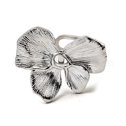 Non-Tarnish 304 Stainless Steel Open Cuff Rings&nbsp;RJEW-Z018-14P