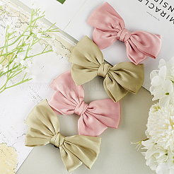 4Pcs 2 Colors Polyester Bowknot Shoe Decorations&nbsp;FIND-GF0005-01