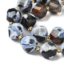 Natural Fire Crackle Agate Beads Strands&nbsp;G-U023-A16-01