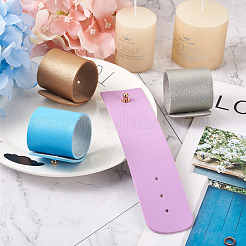 4Pcs 4 Color Adjustable Imitation Leather Napkin Rings&nbsp;AJEW-CF0001-11