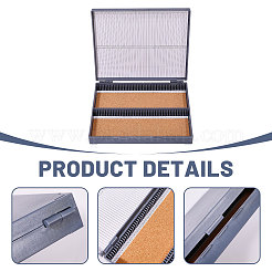 ABS Plastic Microscope Slide Storage Boxes&nbsp;AJEW-WH0766-55B