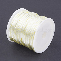 Nylon Satin Rattail Cords&nbsp;NWIR-L006-1mm-32
