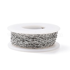 Tarnish Resistant 304 Stainless Steel Cable Chains&nbsp;CHS-C002-03P-03