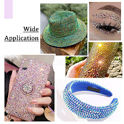 48G 12 Colors Glass Hotfix Rhinestone&nbsp;DIY-TA0004-53