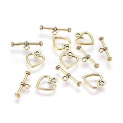 Tibetan Style Alloy Toggle Clasps&nbsp;PALLOY-P172-036