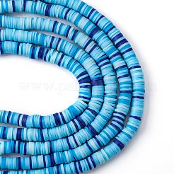 Handmade Polymer Clay Beads Strands&nbsp;CLAY-R089-6mm-T02B-31