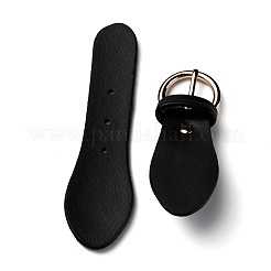 Black PU Leather Buckles&nbsp;FIND-WH0111-285KCG