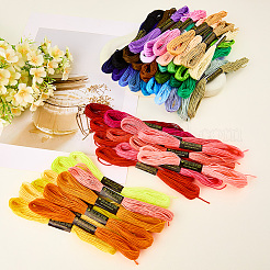 50 Skeins 50 Colors 6-Ply Polycotton Embroidery Floss&nbsp;EMBR-CY0001-02