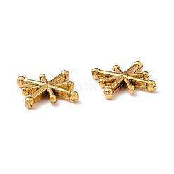 Zinc Alloy Cabochons&nbsp;PALLOY-WH0036-22AG