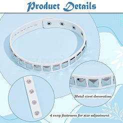 2Pcs Alloy & PU Leather Arm Bangles&nbsp;AJEW-CY0002-15A