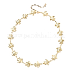 Ocean 304 Stainless Steel Turtle Link Chain Necklaces for Women&nbsp;NJEW-JN05928
