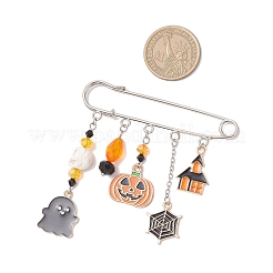 3Pcs 3 Colors Halloween Enamel Brooch Pins&nbsp;JEWB-TA00020