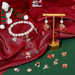 40Pcs 10 Style Alloy Enamel Pendants&nbsp;ENAM-SC0003-68