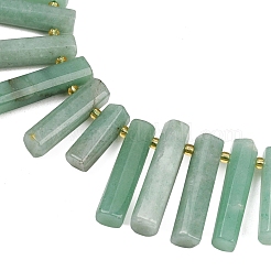 Natural Green Aventurine Beads Strands&nbsp;G-F829-A09-01