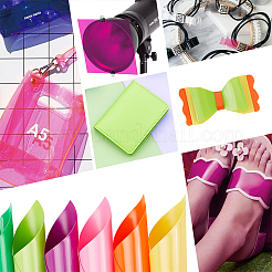 6 Sheets 6 Colors PVC Transparent Film Lighting Gel Filter&nbsp;DIY-OC0010-19