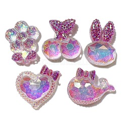 Two Tone Resin Cabochones&nbsp;PW-WG1B832-01