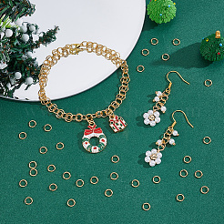 Brass Open Jump Rings&nbsp;KK-WH0001-38G-03