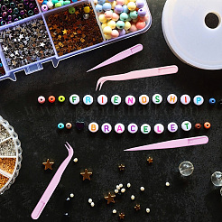 60Pcs 15 Styles PP Plastic Tweezers&nbsp;DIY-BBC0002-64