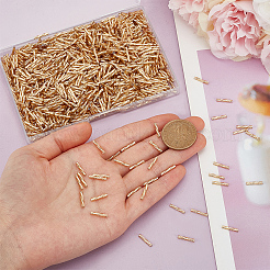 1000Pcs Glass Twisted Bugle Beads&nbsp;SEED-HY0001-12B