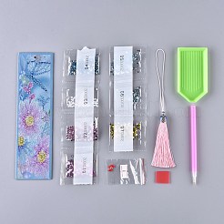 DIY Diamond Painting Stickers Kits For Bookmark Making&nbsp;DIY-R076-001
