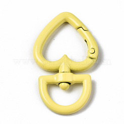 Spray Painted Eco-Friendly Alloy Swivel Snap Hooks Clasps&nbsp;PALLOY-T080-07-NR